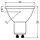 osram homelighting LED-Reflektorlampe 4099854352355 3,4 W GU10 warmweiß 5 St.