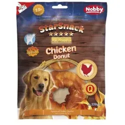 Hunde - Leckerli NOBBY StarSnack Barbecue Chicken Donut, 10 cm, 220 g