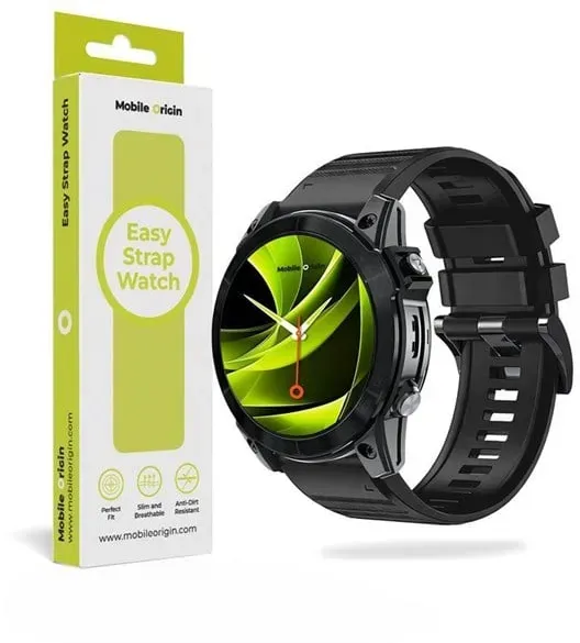 Easy Strap Silicone Watch 26mm Black