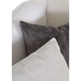 GUTMANN FACTORY Ambia Home Sessel Weiß, Grau, Textil, Füllung: Schaumstoff, 138x83x85 cm, Stoffauswahl, Wohnzimmer, Sessel,