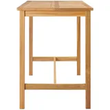 vidaXL Bartisch Natur 150 x 75 x 105 cm Braun