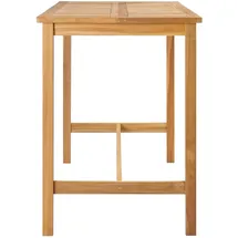 vidaXL Bartisch Natur 150 x 75 x 105 cm Braun