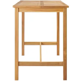 vidaXL Bartisch Natur 150 x 75 x 105 cm Braun