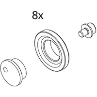 Kermi EBIN008 Set Laufrollen