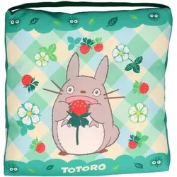Marushin, Kinderkissen, Mein Nachbar Totoro: Totoro & Erdbeeren (30 x 30 x 5 cm)