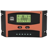 MPPT Solar Charge Controller, Solar Panel Batterie Intelligenter Regler 12V/24V MPPT Solar Panel Regler LCD Bildschirm Auto Batterie Controller (50A)