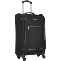 nowi Sevilla Koffer-Set 3-tlg. schwarz/lime