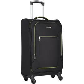 nowi Sevilla Koffer-Set 3-tlg. schwarz/lime
