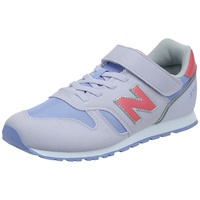 New Balance 373 Bungee Lace with Hook and Loop Top Strap Sneaker, Purple, 28 EU - 28 EU