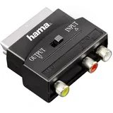 Hama 122239 Adapter Scart-Stecker / 3x Cinch-Kupplung