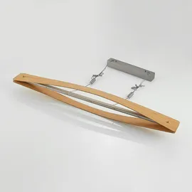 LINDBY Beazina 1-flg. 118 cm modern braun Metall