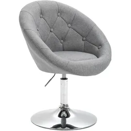 Svita Cocktailsessel, Grau, Textil, Rund, 62x88x58 cm, Wohnzimmer, Sessel, Polstersessel