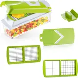 Genius Nicer Dicer smart 6tlg Gemüseschneider Allesschneider Zerkleinerer; A34127 - Grün