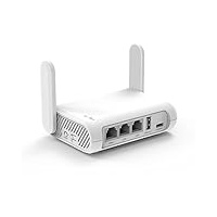 GL-SFT1200 (Opal) Sicherer WLAN-Router für unterwegs – AC1200 Dualband-Gigabit-Wireless-Internet-Router | IPv6 | USB-2.0 | MU-MIMO | 128 MB Arbeitsspeicher | Repeater-Brücke | Access Point-Modus