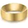 True Rebels Fingerring TRUE REBELS "TR352" Gr. 62, gelbgold, Fingerringe, Herren, 62, Edelstahl, 6,7mm, Fingerring