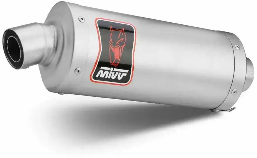 Mivv Dakar Triumph Tiger 1200 Gt/rally 2021-24 T.023.ldkx Homologierter Slip On Schalldämpfer - Stainless Steel - Homologated