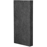 IG Acoustics AcousticBalance 211 Breitbandabsorber, (100x50x11 cm) Akustik Absorber/Schallabsorber/Akustikpaneel/Deckensegel/Deckenabsorber (Schwarz (Lederoptik))