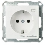 Elso 265124 Steckdose bedruckt Waschmaschine 16A Joy Steckklemme reinweiß