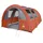 vidaXL Tunnelzelt 4 Personen Grau/Orange