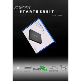 Hurricane 750 GB USB-C schwarz MD25C3