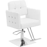 Physa Friseurstuhl Cottam mit Fußstütze - Sitzhöhe 45 - 55 cm - 150 kg - Weiß PHYSA COTTAM WHITE