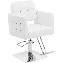 Physa Friseurstuhl Cottam mit Fußstütze - Sitzhöhe 45 - 55 cm - 150 kg - Weiß PHYSA COTTAM WHITE