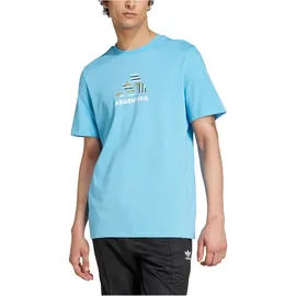 TOFFS adidas Football Argentina Fan T-Shirt Herren T-Shirt, blau - semi blue burst L