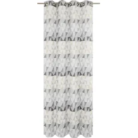 Wirth Vorhang WIRTH "Berlare" Gr. 2, grau (hellgrau), B:132cm H:175cm, Jacquard, Baumwolle, Polyester, Gardinen