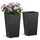 Vevor Pflanztopf 30 x 30 x 55 cm Schwarz