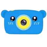 AYUNJIE Kinder Kamera, 12MP 1080P Mini Kind Video Kamera, 2 Zoll IPS Bildschirm Mini Kamera Spielzeug Geschenk für Kinder (Blau)