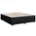 vidaXL Boxspringbett mit Matratze Schwarz 180x200 cm Stoff