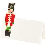 Talking Tables Weihnachtsfeier Dekorationen Christmas Name Place Cards Nutcracker Soldier 12 Pack Xmas Dinner Lunch Party