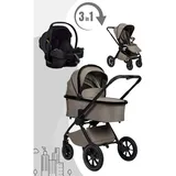 Babywelt Moon Gio+ Kinderwagen Set inkl. Cosmo 2.0. Babyschale,