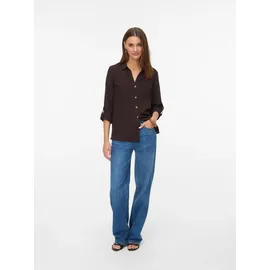 Vero Moda Hemdbluse Vmbumpy Braun M
