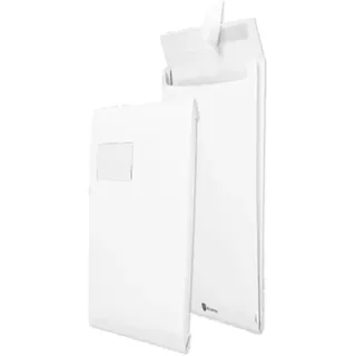 securitex Securitex, Faltenversandtasche, C4, weiá, mit Fenster
