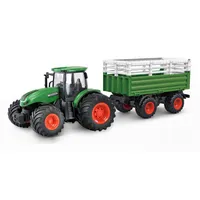 AMEWI RC-Landmaschine Traktor mit Viehtransporter 6CH RTR grün (22636)