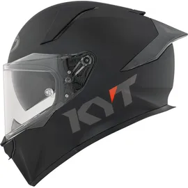 KYT R2R Plain Helm, schwarz, Größe XL für Männer