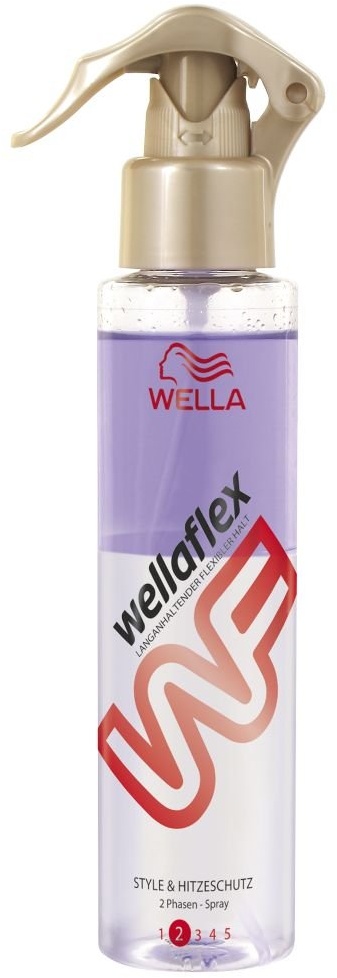 Wellaflex 2 Phasen-Spray Style and Hitzeschutz, 6er Pack (6 x 150 ml)