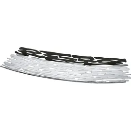 Alessi Bark Centerpiece Tischdekoration, Edelstahl, Silber, 5 x 53 x 8 cm