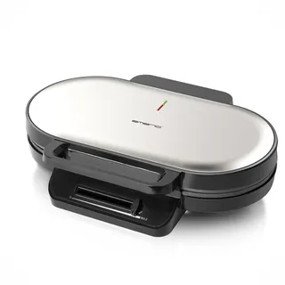 EMERIO WM-123356 Doppel-Waffeleisen Schwarz