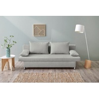 Jockenhöfer Gruppe Schlafsofa, mit Bettfunktion und Bettkasten, grau