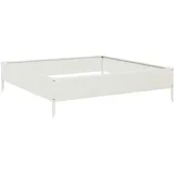 vidaXL Hochbeet 100 x 100 x 26 cm Weiß