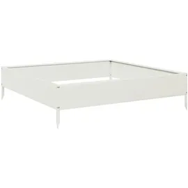 vidaXL Hochbeet 100 x 100 x 26 cm Weiß