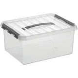 SUNWARE Aufbewahrungsbox Q-line 15,0 l transparent
