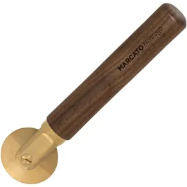 Marcato LA ROTELLA LISCIA Pastaroller Braun/Gold
