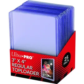 Ultra Pro Toploader 3x4" Clear Regular 25 Stück