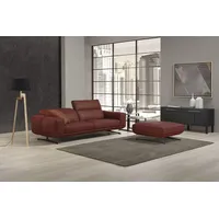 Egoitaliano "Gloria, super bequem und hochwertige Verarbeitung, edles Design", beidseitig verstellbare Rückenelemente, mit Metallfüßen orange