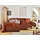 best mobilier Garance – Ecksofa beidseitig montierbar - 4-sitzer – aus Cord Terrakotta