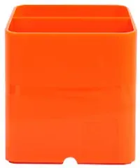 Exacompta Stifthalter 67788D Polystyrol Mandarine 7,4 x 7,4 x 9,3 cm 10 Stück