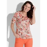 GOLDNER Print-Shirt Orange 40